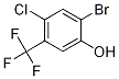 2-Bromo-4-chloro-5-(trifluoromethyl)benzenol Struktur
