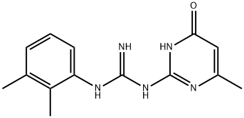 N-(2,3-Dimethylphenyl)-N'-(6-methyl-4-oxo-1,4-dihydropyrimidin-2-yl)guanidine Structure