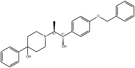 1-{(1R,2R)-2-[4-(Benzyloxy)phenyl]-2-hydroxy-1-methylethyl}-4-phenylpiperidin-4-ol