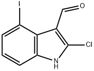 2-Chloro-4-iodo-1H-indole-3-carbaldehyde 结构式