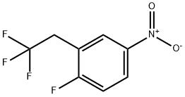 1-Fluoro-4-nitro-2-(2,2,2-trifluoroethyl)-benzene 结构式