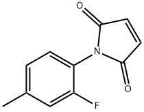 1-(2-氟-4-甲基苯基)-1H-吡咯-2,5-二酮 结构式