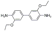 3,3'-二乙氧基联苯-4,4'-二胺,,结构式