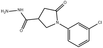 1-(3-Chlorophenyl)-5-oxopyrrolidine-3-carbohydrazide|1-(3-氯苯基)-5-氧代吡咯烷-3-卡巴肼