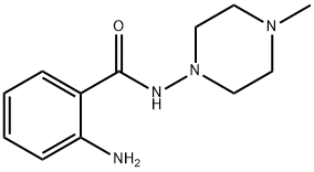 2-氨基-N-(4-甲基-1-	哌嗪)苯甲酰胺,7223-82-7,结构式