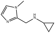 N-[(1-Methyl-1H-imidazol-2-yl)methyl]-cyclopropanamine dihydrochloride 化学構造式