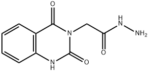 2-(2,4-二氧代-1,4-二氢喹唑啉-3(2H)-基)乙酰肼,1206154-66-6,结构式