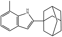 2-(1-Adamantyl)-7-methyl-1H-indole Struktur