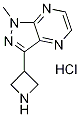 3-Azetidin-3-yl-1-methyl-1H-pyrazolo[3,4-b]pyrazine hydrochloride Structure