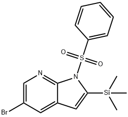 5-Bromo-1-(phenylsulfonyl)-2-(trimethylsilyl)-1H-pyrrolo[2,3-b]pyridine price.