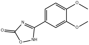 3-(3,4-二甲氧苯基)-1,2,4-恶二唑-5-醇,26904-02-9,结构式