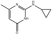 2-(Cyclopropylamino)-6-methylpyrimidin-4(3H)-one Structure