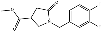 Methyl 1-(3,4-difluorobenzyl)-5-oxopyrrolidine-3-carboxylate|