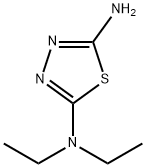 N,N-Diethyl-1,3,4-thiadiazole-2,5-diamine Struktur