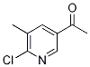 1-(6-Chloro-5-methylpyridin-3-yl)ethan-1-one Struktur