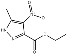 5-甲基-4-硝基-1H-吡唑-3-羧酸乙酯, 28668-07-7, 结构式