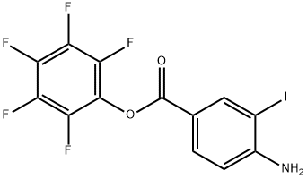 PENTAFLUOROPHENYL4-AMINO-3-IODOBENZOATE 结构式