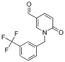 1,6-Dihydro-6-oxo-1-[3-(trifluoromethyl)benzyl]pyridine-3-carboxaldehyde,,结构式