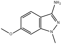 3-Amino-6-methoxy-1-methyl-1H-indazole Structure