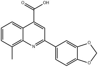 2-(1,3-BENZODIOXOL-5-YL)-8-METHYLQUINOLINE-4-CARBOXYLIC ACID|2-(1,3-苯并二唑-5-基)-8-甲基喹啉-4-羧酸