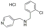 (2-CHLORO-BENZYL)-PYRIDIN-4-YLMETHYL-AMINEHYDROCHLORIDE Struktur