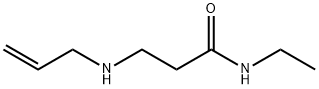3-(アリルアミノ)-N-エチルプロパンアミド 化学構造式