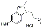 1-(2-METHOXY-ETHYL)-2-METHYL-1H-INDOL-5-YLAMINEHYDROCHLORIDE Struktur