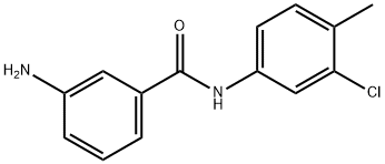 3-AMINO-N-(3-CHLORO-4-METHYLPHENYL)BENZAMIDE Structure