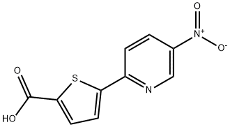 5-(5-nitropyridin-2-yl)thiophene-2-carboxylic acid 结构式