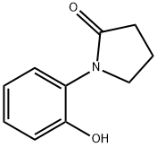 1-(2-hydroxyphenyl)pyrrolidin-2-one Struktur