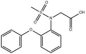 [(Methylsulfonyl)(2-phenoxyphenyl)amino]-acetic acid,952901-05-2,结构式