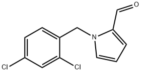 1-(2,4-二氯苄基)-1H-吡咯-2-甲醛 结构式