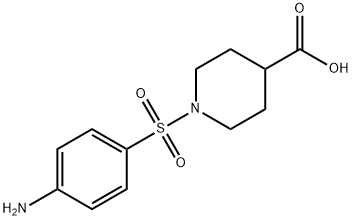 1-[(4-Aminophenyl)sulfonyl]piperidine-4-carboxylic acid Structure