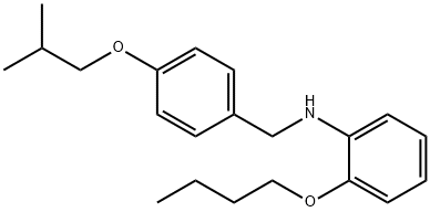 2-Butoxy-N-(4-isobutoxybenzyl)aniline Struktur