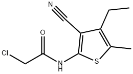 2-Chloro-N-(3-cyano-4-ethyl-5-methylthien-2-yl)-acetamide|2-氯-N-(3-氰基-4-乙基-5-甲基噻吩-2-基)乙酰胺