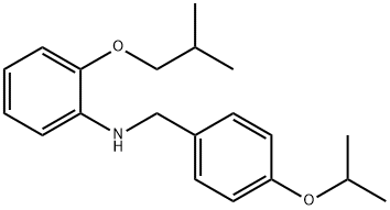 2-Isobutoxy-N-(4-isopropoxybenzyl)aniline Structure