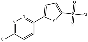 5-(6-Chloropyridazin-3-yl)thiophene-2-sulfonyl chloride 结构式