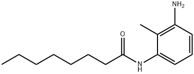 N-(3-Amino-2-methylphenyl)octanamide 结构式