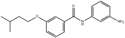 N-(3-Aminophenyl)-3-(isopentyloxy)benzamide Structure
