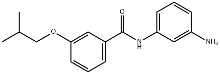 N-(3-Aminophenyl)-3-isobutoxybenzamide,1020054-46-9,结构式