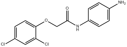 N-(4-Aminophenyl)-2-(2,4-dichlorophenoxy)acetamide Struktur