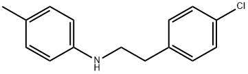 N-(4-Chlorophenethyl)-4-methylaniline Structure