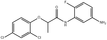 N-(5-Amino-2-fluorophenyl)-2-(2,4-dichlorophenoxy)propanamide|