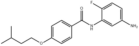 N-(5-Amino-2-fluorophenyl)-4-(isopentyloxy)-benzamide Structure
