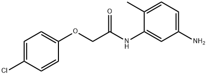 N-(5-Amino-2-methylphenyl)-2-(4-chlorophenoxy)-acetamide,954264-30-3,结构式