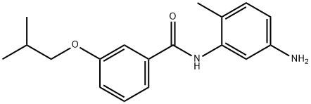 N-(5-Amino-2-methylphenyl)-3-isobutoxybenzamide Structure