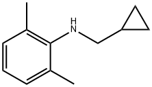 N-(Cyclopropylmethyl)-2,6-dimethylaniline 化学構造式