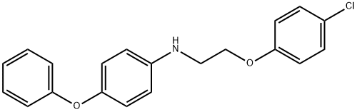 N-[2-(4-Chlorophenoxy)ethyl]-4-phenoxyaniline Structure