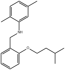 N-[2-(Isopentyloxy)benzyl]-2,5-dimethylaniline,1040687-58-8,结构式