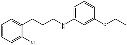 N-[3-(2-Chlorophenyl)propyl]-3-ethoxyaniline Structure